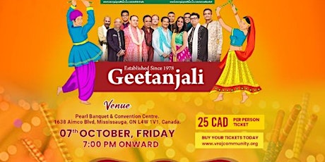 Ontario Navratri Garba Festival - Gitanjali Group