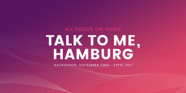 Talk to me, Hamburg! Hackathon
