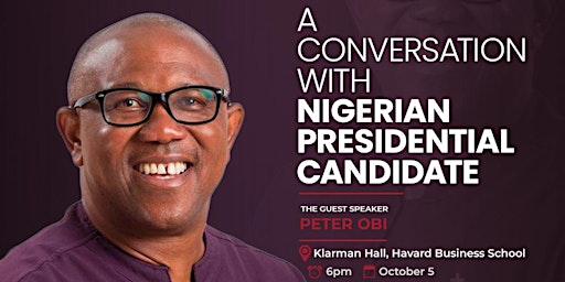 A Conversation with Nigerian Presidential Candidate, Peter Obi