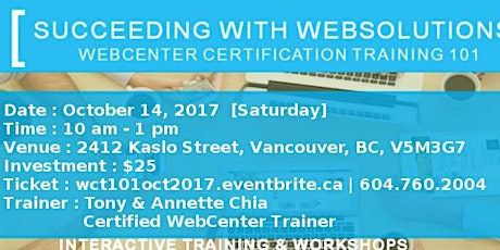WebCenter Certification Training 101 - SHOP.COM primary image