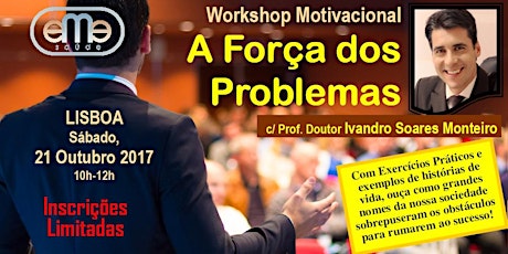 Imagem principal de Workshop Motivacional "A Força dos Problemas" (3º edição)