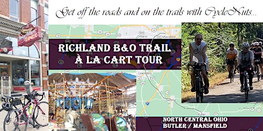 Richland B&O Trail À La Cart Tour - north central Ohio - Butler / Mansfield
