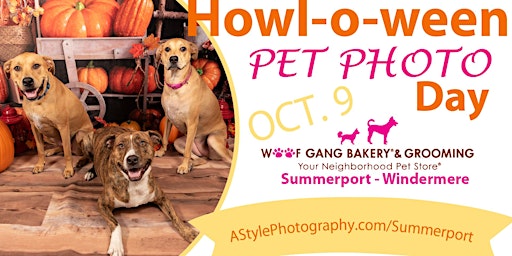 Halloween Pet Photo Day Woof Gang Bakery Summerport-Winderemere