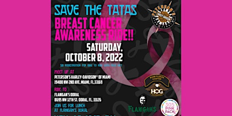 Peterson's Harley Davidson of Miami Breast Cancer Awareness Ride!