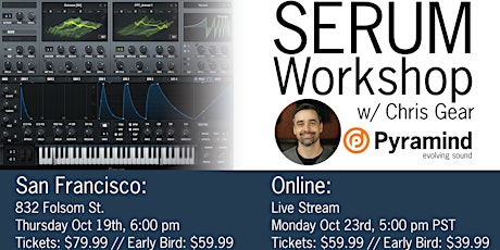 Serum Workshop | Advanced Sound Design with Chris Gear primary image