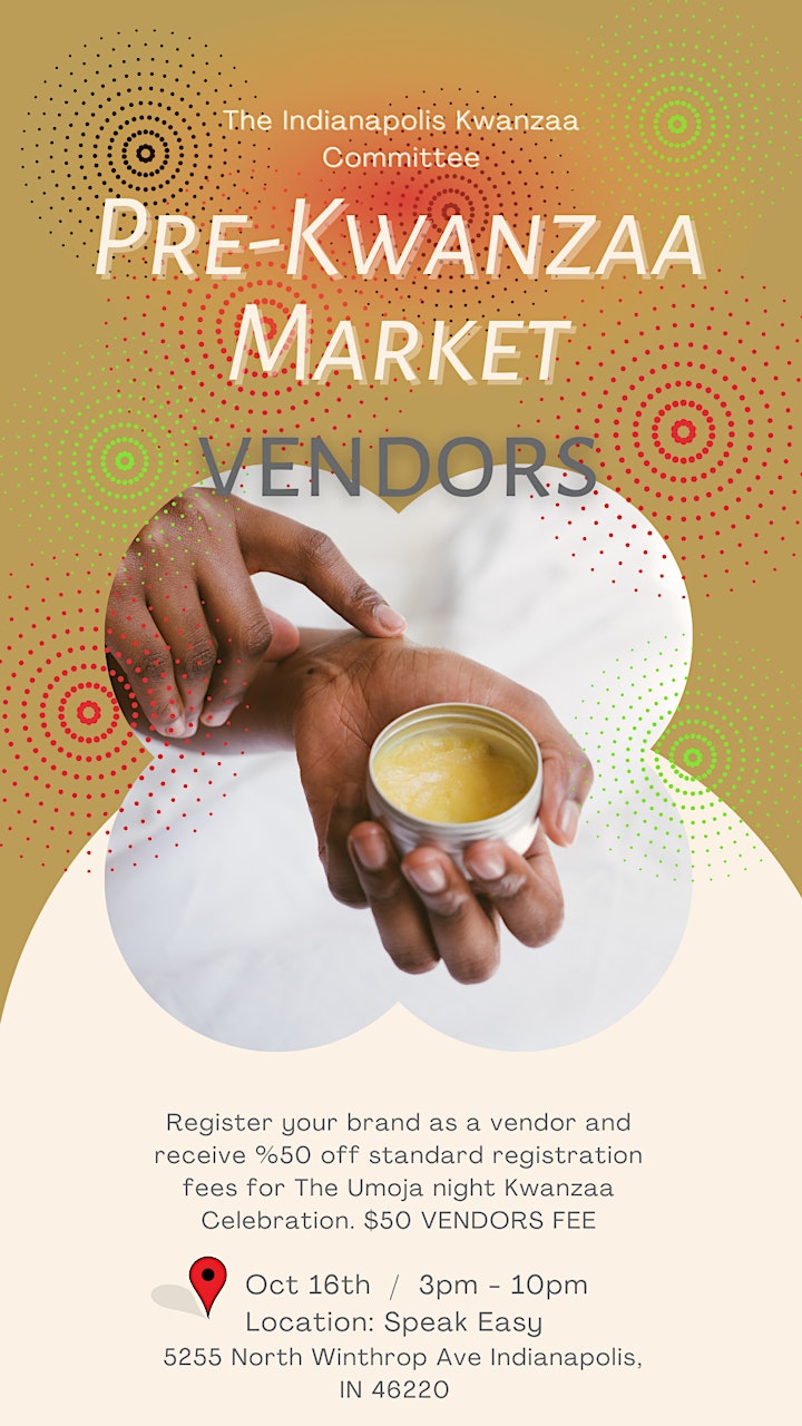 Pre-Kwanzaa Market • Vendor Registration image