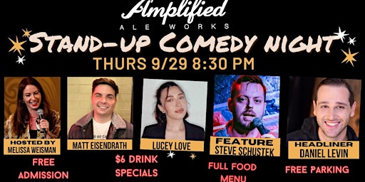 FREE Stand-Up Comedy @ Amplified PB