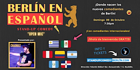 Berlín en Español - Comedia Stand-up | EL OPEN MIC - Octubre