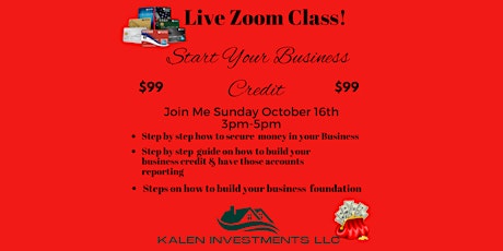 Start Your Business Credit Zoom  Workshop
