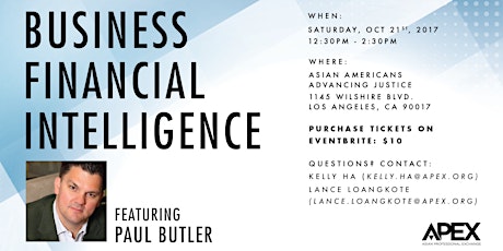 APEX Presents: Business Financial Intelligence primary image