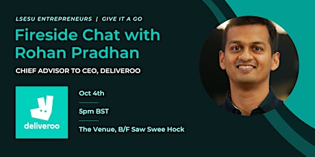 Give It A Go | Fireside Chat with Chief Advisor to CEO of Deliveroo