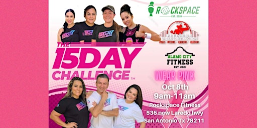 15 Day Challenge Breast Cancer Awareness Sweat-A-Thon