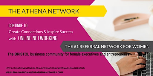 Primaire afbeelding van BUSINESS NETWORKING ONLINE - THE ATHENA NETWORK BRISTOL EXCHANGE