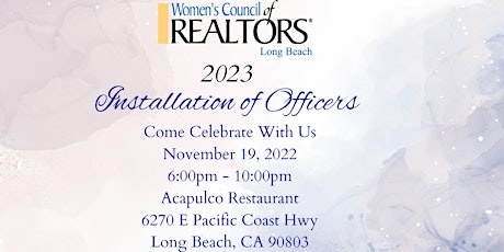 2023 Women's Council Of REALTORS® Long Beach Network Board Installation