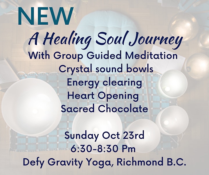 Guided Soul Journey With Crystal Sound Bowls image