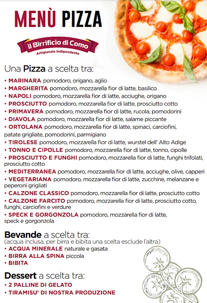 Immagine L'Italia, sul serio! A Como. Pizzata (PRENOTA il tuo posto)
