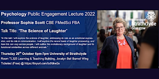 The Science of Laughter - Strathclyde Psychology Public Engagement Lecture