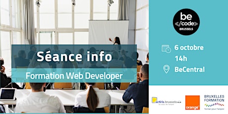 BeCode Bruxelles - Séance Info - Formation Junior Web Developer