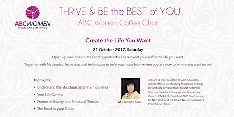 THRIVE & Be the BEST of YOU - Create the Life you want primary image