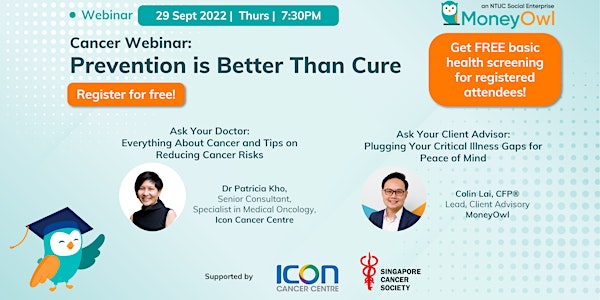 Cancer Webinar: Prevention is Better than Cure