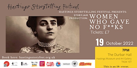 Hastings Storytelling Festival: Women Who Gave No F**KS primary image