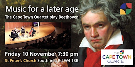 Music for a later age. The Cape Town Quartet play Beethoven primary image
