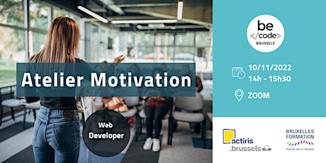 BeCode Brussels - Atelier Motivation - Junior Web Developer