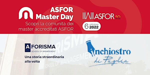 AFORISMA e Inchiostro di Puglia - ASFOR master day