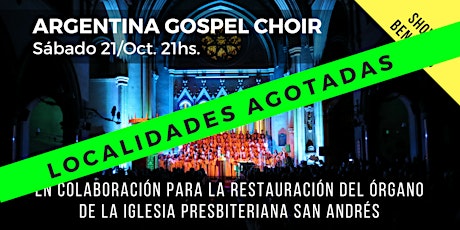 Imagen principal de Argentina Gospel Choir · 21/Oct. 21hs.