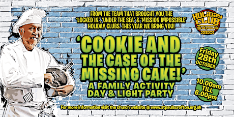 'Cookie and the Case of the Missing Cake' Activity Day