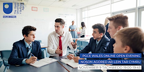 PGCE  Wales online open evening | Noson agored ar-lein TAR Cymru primary image