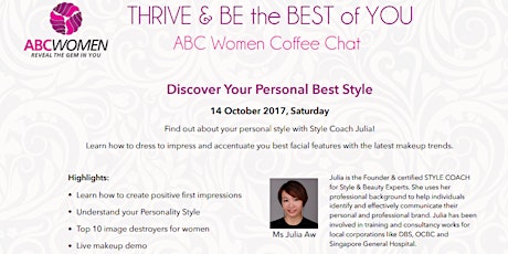 Thrive and Be the Best of You - Discover your personal Best Style  primary image