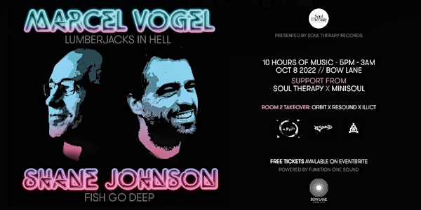 Soul Therapy Records presents Marcel Vogel & Shane Johnson
