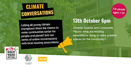 Climate Conversations 3:  Improving outdoor spaces in housing communities