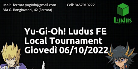 Yu-Gi-Oh! Local Tournament Giovedì 06/10/2022