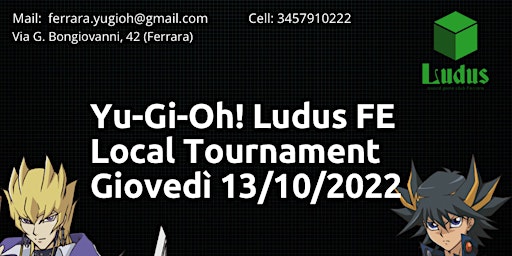 Yu-Gi-Oh! Local Tournament Giovedì 13/10/2022