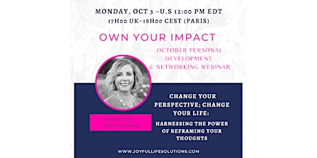 Own Your Impact October Networking Event & Webinar