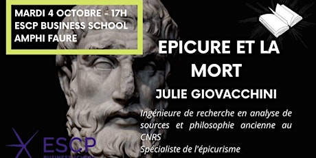 Conférence sur Epicure en compagnie de Julie Giovacchini