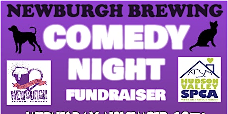 Newburgh Brewing Comedy Night Fundraiser for HVSPCA