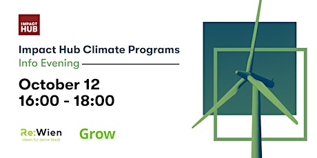 Hauptbild für Impact Hub Climate Programs Info Evening
