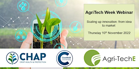 AgriTech Week webinar - Scaling up innovation: from idea to market primary image