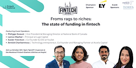 Fintech Drinks | From Rags to Riches: The State of Funding in Fintech
