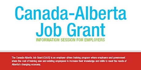 Canada-Alberta Job Grant - Free Employer Info Sessions primary image