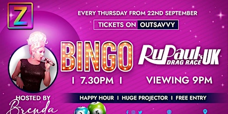 Bingo & Drag Race UK Viewing Party - Join us every Thursday in the main bar