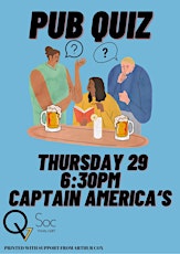 QSoc Pub Quiz @ Captain America's