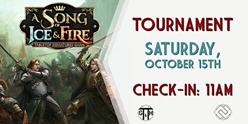 October Song of Ice and Fire Tournament