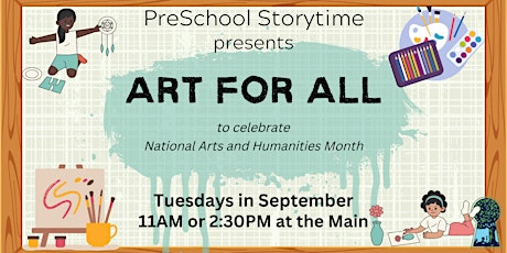 Preschool Storytime: Art for All!