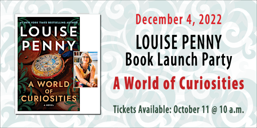 Louise Penny's World of Curiosities launch party at Brome Lake Books