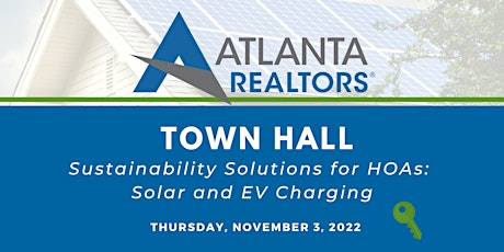 Sustainability Solutions Town Hall hosted by the Atlanta REALTORS® primary image
