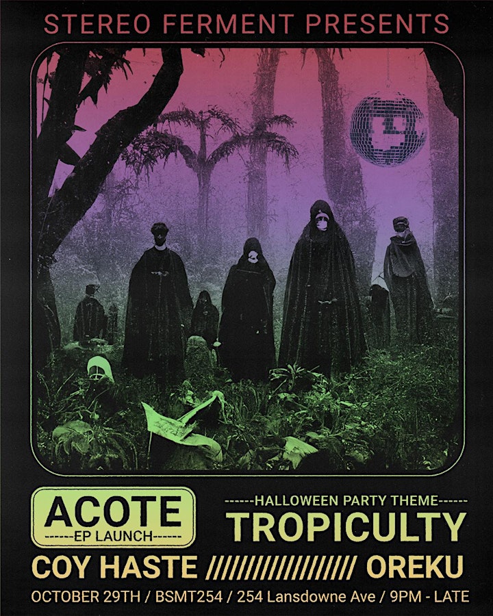 Acote EP Launch / Halloween Party image